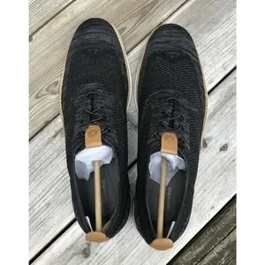 Hush Puppies Mens Expert HMT2087-002 Black Wingtip Knit Oxford Shoes Size 13 Hush Puppies Mens Expert HMT2087-002 Black Wingtip Knit  main image 3